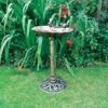 Kingfisher Bronze Effect Plastic Bird Bath -EcoFlora Sales Shop G2566 1