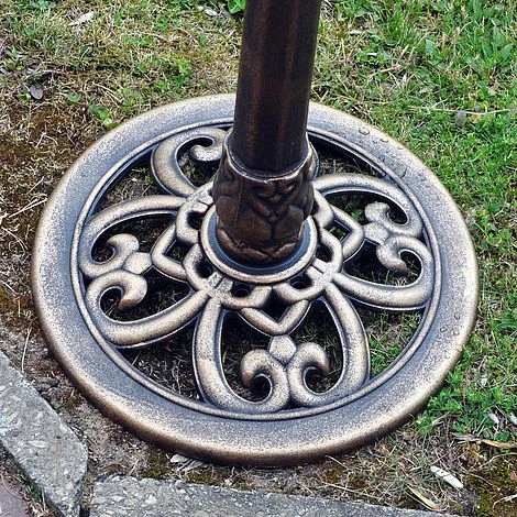 Kingfisher Bronze Effect Plastic Bird Bath 5 Kingfisher Bronze Effect Plastic Bird Bath - Image 3