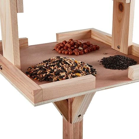 Nature’s Market Premium Bird Table With Built-in Feeder 9 Nature’s Market Premium Bird Table With Built-in Feeder - Image 7