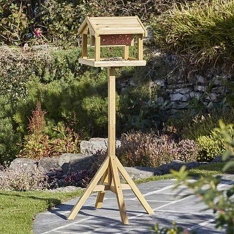 Nature’s Market Premium Bird Table With Built-in Feeder 3 Nature’s Market Premium Bird Table With Built-in Feeder