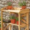 Garden Grow Wooden Two-Tier Potting Bench -EcoFlora Sales Shop G4105 3