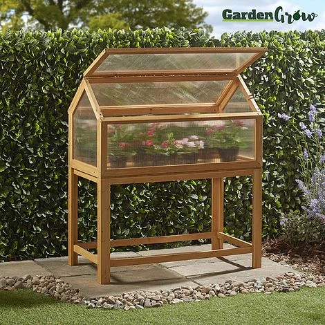 Garden Grow Raised Wooden Cold Frame 3 Garden Grow Raised Wooden Cold Frame