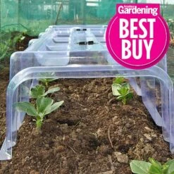 Mini Greenhouse Cloche -EcoFlora Sales Shop GREE AWW2605 A h