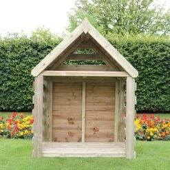 Log Store 6ft X 4ft Apex Roof -EcoFlora Sales Shop IMG 0334
