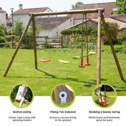 Soulet Pacco Wooden Swing Set -EcoFlora Sales Shop Infographics20Images7