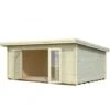 Lea 2 19.4m2 Summerhouse 3.8m X 5.3m -EcoFlora Sales Shop Lea202