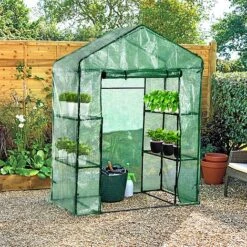 Idooka Pop-Up Plastic Greenhouses -EcoFlora Sales Shop Lifestyle20Open