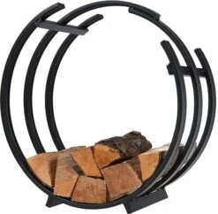 Idooka Wood Basket Log Store Firewood Rack -EcoFlora Sales Shop Main20with20Logs1