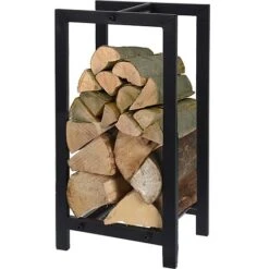 Idooka Wood Basket Log Store Firewood Rack -EcoFlora Sales Shop MainSquare