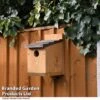 Classic Nest Box With Shingle Roof 1 Classic Nest Box With Shingle Roof -EcoFlora Sales Shop NEST BOXSHINGL T49258