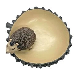 Hedgehog Design Garden Bird Bath -EcoFlora Sales Shop NJ1185 4