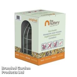 The Nuttery Squirrel-Proof Compact Seed Feeder Ocean Green -EcoFlora Sales Shop SEED COMPACTFE S47633