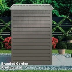 Waltons Apex Metal Shed 7 X 4.2FT -EcoFlora Sales Shop SHED APEXGREYA S47806