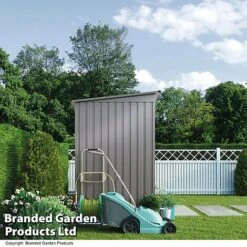 Waltons Pent Metal Shed 6.6 X 3.9ft 27 Waltons Pent Metal Shed 6.6 X 3.9ft -EcoFlora Sales Shop SHED PENTGREYA B48423
