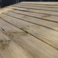 Pressure Treated 6' X 3' Log Store -EcoFlora Sales Shop SI 001 001 0104 Double Log Store 005