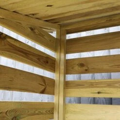 Pressure Treated 6' X 3' Log Store -EcoFlora Sales Shop SI 001 001 0104 Double Log Store 007