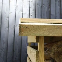 Pressure Treated 3' X 3' Log Store 16 Pressure Treated 3' X 3' Log Store -EcoFlora Sales Shop SI 001 001 0106 Single Log Store 0101