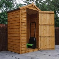 4 X 3 Waltons Overlap Apex Wooden Garden Shed -EcoFlora Sales Shop SI 001 001 0146202