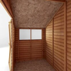 Waltons 5' X 10' Outdoor Wooden Overlap Apex Roof Garden Storage Shed Workshop -EcoFlora Sales Shop SI 001 001 0167 5x10 Overlap Apex Workshop Detail002