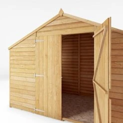 Waltons 5' X 10' Outdoor Wooden Overlap Apex Roof Garden Storage Shed Workshop -EcoFlora Sales Shop SI 001 001 0167 5x10 Overlap Apex Workshop Detail003