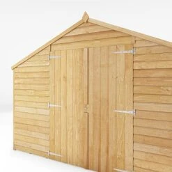 Waltons 5' X 10' Outdoor Wooden Overlap Apex Roof Garden Storage Shed Workshop -EcoFlora Sales Shop SI 001 001 0167 5x10 Overlap Apex Workshop Detail004