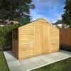 Waltons 5' X 10' Outdoor Wooden Overlap Apex Roof Garden Storage Shed Workshop -EcoFlora Sales Shop SI 001 001 0167 5x10 Overlap Apex Workshop W4 MainDC