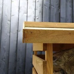 Waltons 3 X 3 Pressure Treated Single Log Storage Shed Unit -EcoFlora Sales Shop SI 001 002 0024 Single Log Store 010