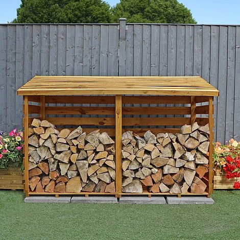 Waltons 6 X 3 Pressure Treated Double Log Storage Shed 4 Waltons 6 X 3 Pressure Treated Double Log Storage Shed - Image 2