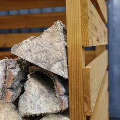 Waltons 6 X 3 Pressure Treated Double Log Storage Shed 15 Waltons 6 X 3 Pressure Treated Double Log Storage Shed -EcoFlora Sales Shop SI 001 002 0025 Double Log Store 006