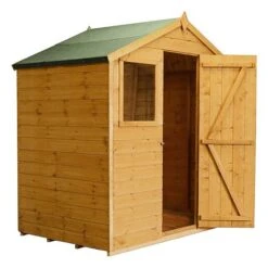 Waltons 4 X 6 Tongue And Groove Reverse Apex Garden Storage Shed -EcoFlora Sales Shop SI 001 003 0149 300dpi Cut Out tongue and groove roof and floor