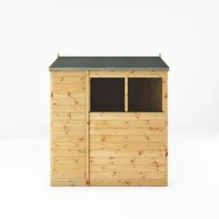 Waltons 6' X 4' Outdoor Tongue & Groove Repositionable Garden Shiplap Storage Shed -EcoFlora Sales Shop SI 001 003 0159 6x4 Dip Treated Shiplap Apex Left