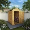 Waltons 6' X 4' Outdoor Tongue & Groove Repositionable Garden Windowless Shiplap Storage Shed -EcoFlora Sales Shop SI 001 003 0160 6x4 Dip Treated Shiplap Apex M1 MainDO
