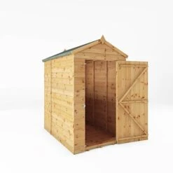 Waltons 6' X 4' Outdoor Tongue & Groove Repositionable Garden Windowless Shiplap Storage Shed -EcoFlora Sales Shop SI 001 003 0160 6x4 Dip Treated Shiplap Apex MainDO