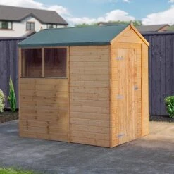 Waltons 7' X 5' Outdoor Tongue & Groove Repositionable Garden Shiplap Storage Shed