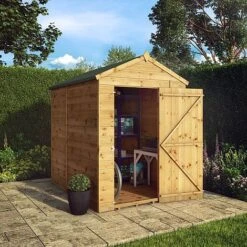 Waltons 7' X 5' Outdoor Tongue & Groove Repositionable Garden Windowless Shiplap Storage Shed