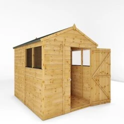 Waltons 8' X 6' Outdoor Tongue & Groove Repositionable Garden Shiplap Storage Shed 22 Waltons 8' X 6' Outdoor Tongue & Groove Repositionable Garden Shiplap Storage Shed -EcoFlora Sales Shop SI 001 003 0163 8x6 Shiplap Apex Single Door Detail004