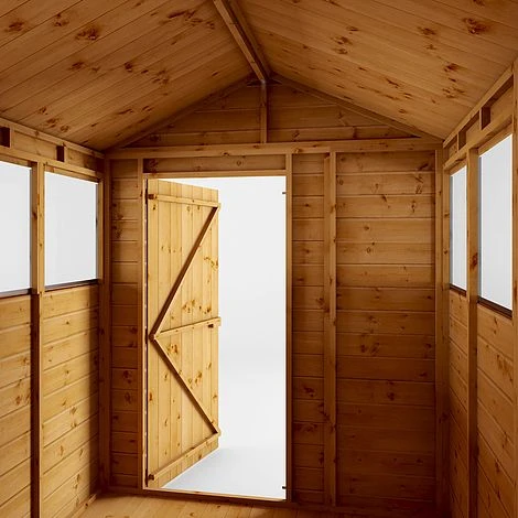 Waltons 8' X 6' Outdoor Tongue & Groove Repositionable Garden Shiplap Storage Shed 9 Waltons 8' X 6' Outdoor Tongue & Groove Repositionable Garden Shiplap Storage Shed - Image 7