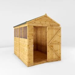 Waltons 8' X 6' Outdoor Tongue & Groove Repositionable Garden Shiplap Storage Shed 25 Waltons 8' X 6' Outdoor Tongue & Groove Repositionable Garden Shiplap Storage Shed -EcoFlora Sales Shop SI 001 003 0163 8x6 Shiplap Apex Single Door MainDO