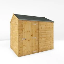Waltons 8' X 6' Outdoor Tongue & Groove Repositionable Garden Windowless Shiplap Storage Shed -EcoFlora Sales Shop SI 001 003 0164 8x6 Shiplap Reverse Apex Detail004