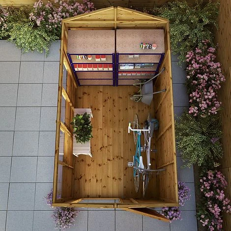 Waltons 10' X 6' Outdoor Tongue & Groove Repositionable Garden Shiplap Storage Shed 5 Waltons 10' X 6' Outdoor Tongue & Groove Repositionable Garden Shiplap Storage Shed - Image 3