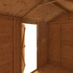 Waltons 10' X 6' Outdoor Repositionable Windowless Garden Shiplap Tongue & Groove Garden Storage Shed 16 Waltons 10' X 6' Outdoor Repositionable Windowless Garden Shiplap Tongue & Groove Garden Storage Shed -EcoFlora Sales Shop SI 001 003 0165 10x6 Dip Treated Shiplap Reverse Apex Detail002