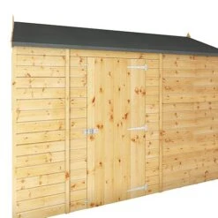 Waltons 10' X 6' Outdoor Repositionable Windowless Garden Shiplap Tongue & Groove Garden Storage Shed 17 Waltons 10' X 6' Outdoor Repositionable Windowless Garden Shiplap Tongue & Groove Garden Storage Shed -EcoFlora Sales Shop SI 001 003 0165 10x6 Dip Treated Shiplap Reverse Apex Detail003