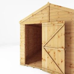 Waltons 10' X 8' Outdoor Tongue & Groove Repositionable Garden Windowless Shiplap Storage Shed 14 Waltons 10' X 8' Outdoor Tongue & Groove Repositionable Garden Windowless Shiplap Storage Shed -EcoFlora Sales Shop SI 001 003 0167 10x8 Dip Treated Shiplap Apex Detail001
