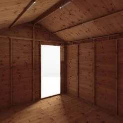 Waltons 10' X 8' Outdoor Tongue & Groove Repositionable Garden Windowless Shiplap Storage Shed 13 Waltons 10' X 8' Outdoor Tongue & Groove Repositionable Garden Windowless Shiplap Storage Shed -EcoFlora Sales Shop SI 001 003 0167 10x8 Dip Treated Shiplap Apex Detail002