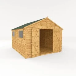 Waltons 12' X 10' Premium Shiplap Apex Workshop 19 Waltons 12' X 10' Premium Shiplap Apex Workshop -EcoFlora Sales Shop SI 001 004 0096 12x10 Shiplap TG Workshop Studio DO
