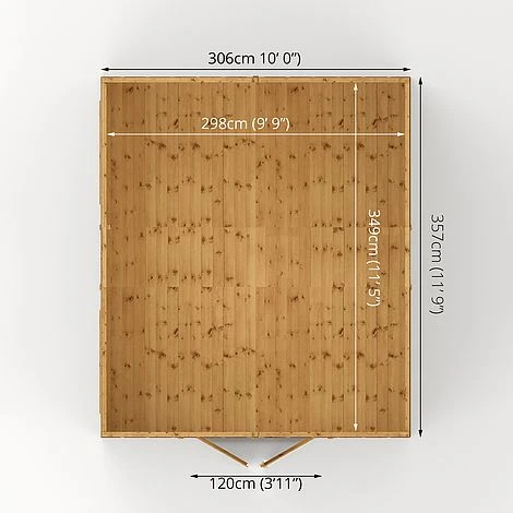 Waltons 12' X 10' Premium Shiplap Apex Workshop 13 Waltons 12' X 10' Premium Shiplap Apex Workshop - Image 11