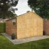 Waltons 14' X 10' Premium Shiplap Apex Roof Garden Workshop Shed -EcoFlora Sales Shop SI 001 004 0097 14x10 Premium Shiplap Apex Workshop W5 MainDC