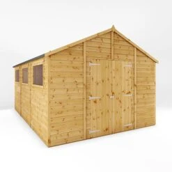 Waltons 15' X 10' Premium Shiplap Apex Workshop -EcoFlora Sales Shop SI 001 004 0098 15x10 Premium Shiplap Apex Workshop MainDC