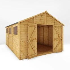 Waltons 15' X 10' Premium Shiplap Apex Workshop -EcoFlora Sales Shop SI 001 004 0098 15x10 Premium Shiplap Apex Workshop MainDO