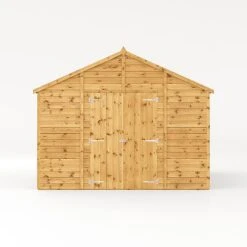 Waltons 16' X 10' Outdoor Premium Shiplap Tongue & Groove Apex Roof Garden Storage Workshop Shed 18 Waltons 16' X 10' Outdoor Premium Shiplap Tongue & Groove Apex Roof Garden Storage Workshop Shed -EcoFlora Sales Shop SI 001 004 0099 16x10 Shiplap TG Workshop Studio Front